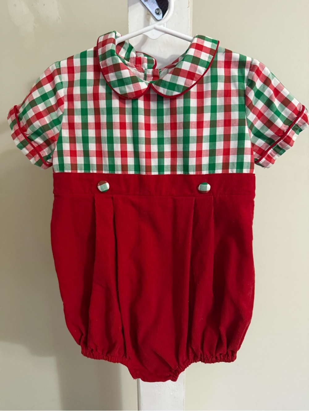 The Smocking Place Holiday Romper